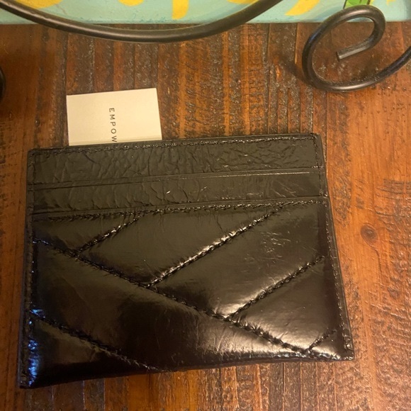 Tory Burch Kira Chevron pave card case - Picture 6 of 8